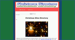 Desktop Screenshot of christmassites.net